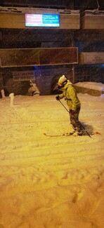Σκι στην Κατεχάκη: Ο δρόμος έκλεισε και κάποιος βγήκε με πέδιλα 