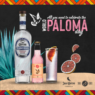 Viva Paloma με Jose Cuervo & Three Cents Pink Grapefruit Soda!