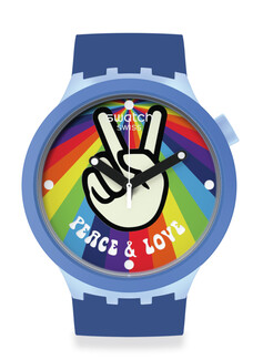 Η Swatch γιορτάζει την αγάπη και παρουσιάζει τα PEACE HAND LOVE και STRIPE FIERCE