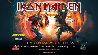 Iron Maiden: Στις 16 Ιουλίου 2022 στο Ολυμπιακό Στάδιο
