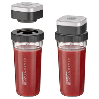 Το SENCOR Super Vacuum Blender διατηρεί τα θρεπτικά συστατικά σε φρούτα και λαχανικά έως και 24 ώρες, αποθηκεύοντας τον χυμό τους σε κενό αέρος.
