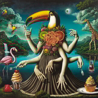 «Dessert» του Νίκου Σίσκου: Μια σειρά έργων για την έννοια της επιθυμίας, της απόλαυσης και της απειλής