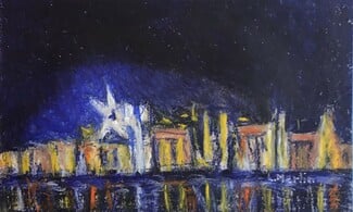 P I C T U R E S: Εικαστική έκθεση της Λίζα Μέρλιν - Βασιλάτου στη Δημοτική Πινακοθήκη Λέφα