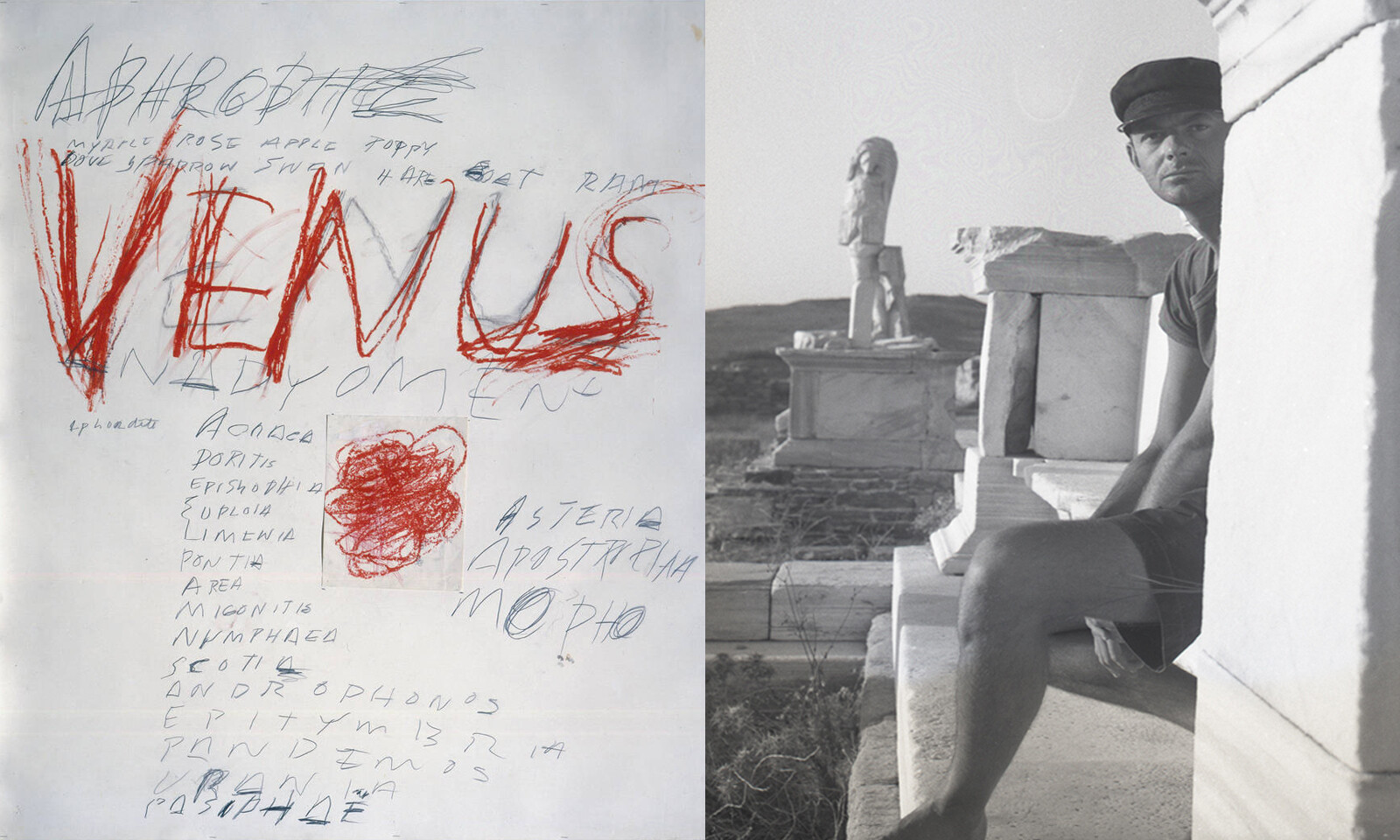 Ο Cy Twombly μαζί με τους θεούς του στο Μουσείο Κυκλαδικής Τέχνης