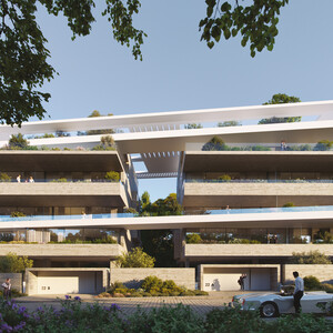 «Cascading Terraces»: Ένα κτίριο κατοικιών στην Κηφισιά από την Potiropoulos+Partners