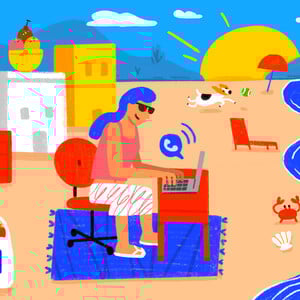 Το remote working έχει τη γλύκα του