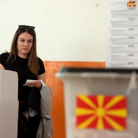 Στην τελική ευθεία για τον δεύτερο γύρο των προεδρικών εκλογών η Βόρεια Μακεδονία