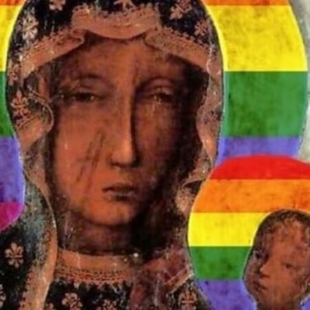 Σύλληψη γυναίκας που έβαζε το ουράνιο τόξο στο φωτοστέφανο της Παναγίας