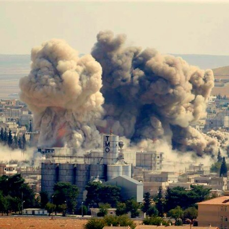 Η πολιορκία της κουρδικής πόλης Κομπάνι από την ISIS