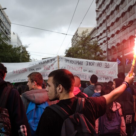 40 Φωτογραφίες από τη μαθητική διαμαρτυρία σε Αθήνα και Θεσσαλονίκη