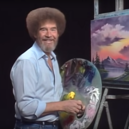 O Bob Ross απέκτησε τη δική του Ψηφιακή γκαλερί τέχνης με 401 έργα