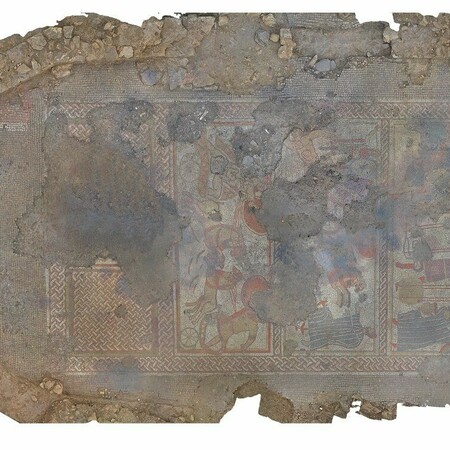 Ψηφιδωτό με σκηνή από την Ιλιάδα του Ομήρου, μια συναρπαστική ανακάλυψη σε ρωμαϊκή βίλα