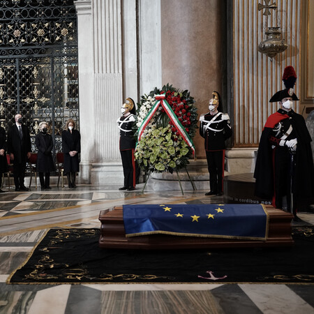  Τελέστηκε η κηδεία του προέδρου του Ευρωπαϊκού Κοινοβουλίου Νταβίντ Σασόλι παρουσία πολλών αρχηγών κρατών και κυβερνήσεων 