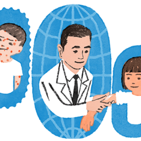 Μιτσιάκι Τακαχάσι: Αφιερωμένο στον ιολόγο που ανέπτυξε το πρώτο εμβόλιο για την ανεμοβλογιά το doodle της Google