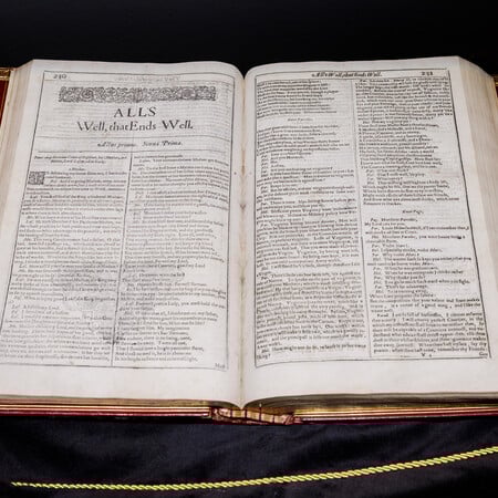 Το αντίγραφο του πρώτου φόλιο του Σαίξπηρ εκτιμάται ότι θα πιάσει 2,5 εκ. δολάρια σε δημοπρασία