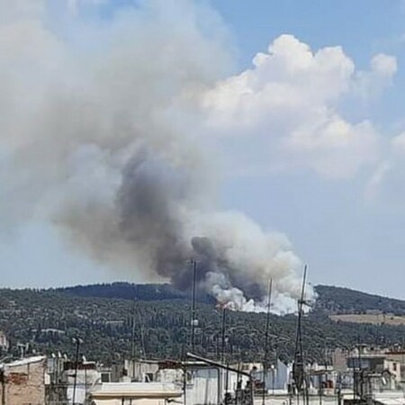 Φωτιά στο Σέιχ Σου- 51 πυροσβέστες στην κατάσβεση