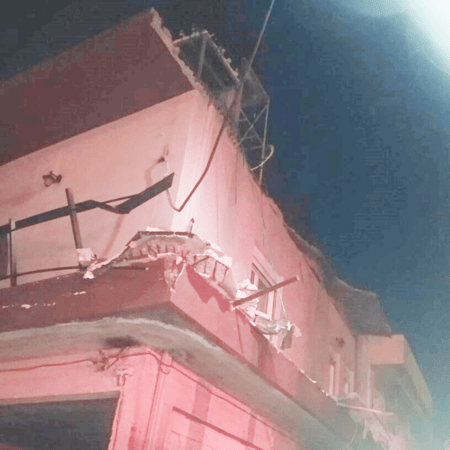 Έπεσε μπαλκόνι δευτέρου ορόφου στην Κρήτη