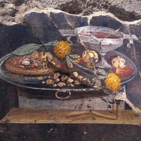 Έτρωγαν στην Πομπηία πίτσα; Η τοιχογραφία που προκαλεί ερωτήματα