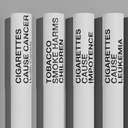 Canada launches warning labels on each cigarette