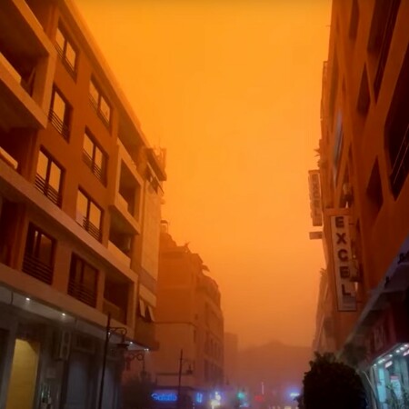 Μαρόκο: Πορτοκαλί αμμοθύελλα μετέτρεψε το Μαρακές σε σκηνικό του «Blade Runner»