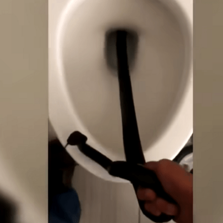 Φίδι εντοπίστηκε στην τουαλέτα μετά από διακοπές- Οι προσπάθειες των ειδικών να το μαζέψουν