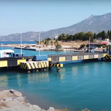 Ισθμός της Κορίνθου: Προσωρινή διακοπή λειτουργίας στη βυθιζόμενη γέφυρα της Ποσειδωνίας