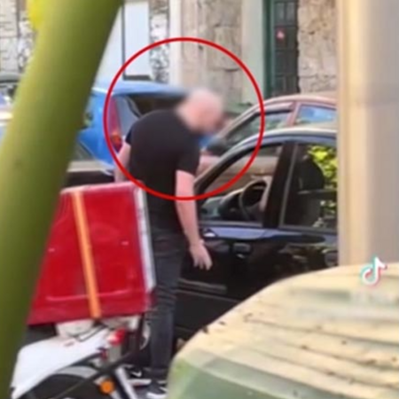 Καβγάς μεταξύ οδηγών στον δρόμο: Άνδρας χτύπησε γυναίκα, της κλώτσησε το αυτοκίνητο