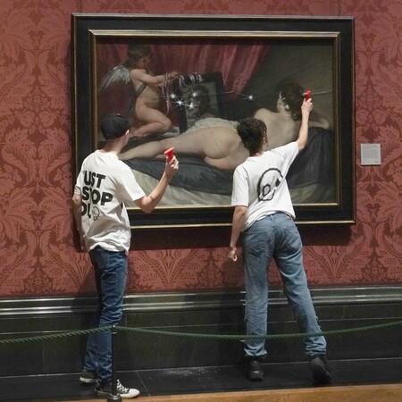 Climate Protesters Damage a Celebrated Velázquez Painting in London