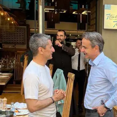 Θεσσαλονίκη: Η τυχαία συνάντηση Μητσοτάκη - Λουτσέσκου σε εστιατόριο στο κέντρο της πόλης