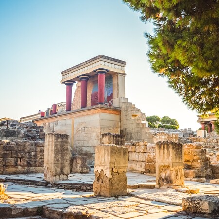 Ασφαλτόστρωση στον αρχαιολογικό χώρο της Κνωσσού από την Περιφέρεια Κρήτης