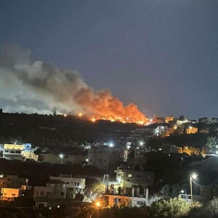 Ισραηλινοί έποικοι πυρπόλησαν χωριό στη Δυτική Όχθη