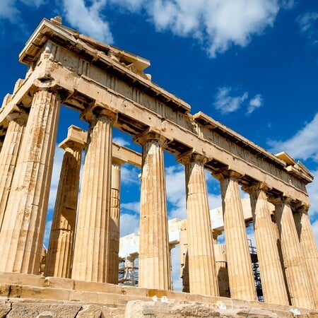 Ξενάγηση στο εσωτερικό του Παρθενώνα για τη Γενική Διευθύντρια της UNESCO