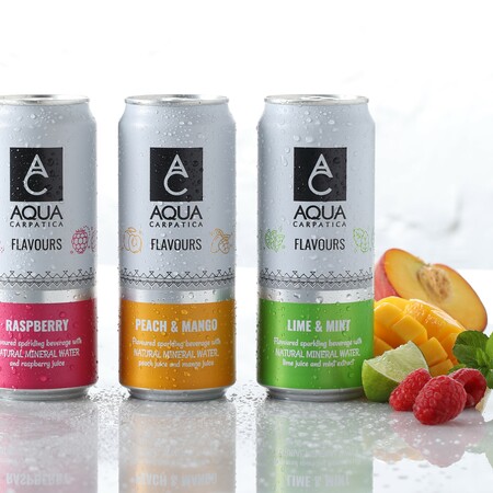 Ήρθε το AQUA Carpatica FLAVOURS: Τρεις συναρπαστικές γεύσεις με φυσική αγαύη