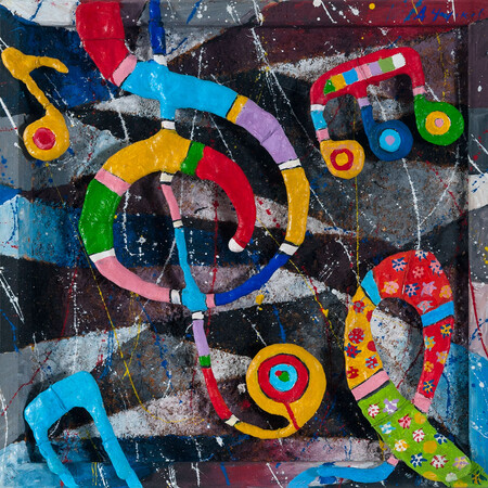 Νατάσα Γκάνα - Ανδρέας Ψαράκος: Δυο διαφορετικές εικαστικές απόψεις για τη χαρά της ζωής