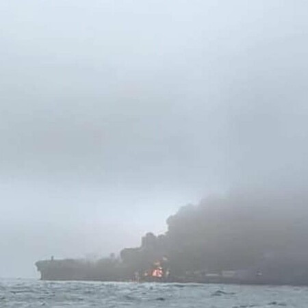 Σύγκρουση τάνκερ με φορτηγό πλοίο στη Βόρεια Θάλασσα