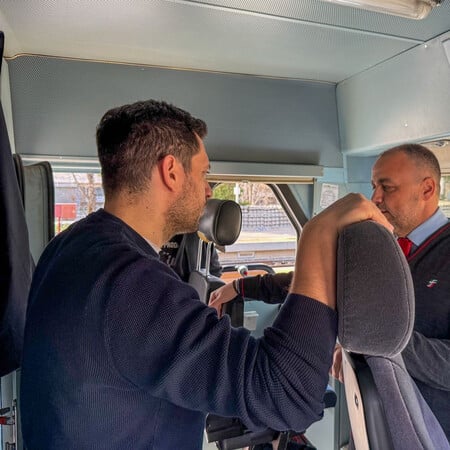 Κωνσταντίνος Κυρανάκης: Ο αναπληρωτής υπουργός Μεταφορών επισκέφθηκε τον Σταθμό Λαρίσης