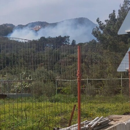 Φωτιά τώρα στη Σάμο: Καίγεται δάσος στην περιοχή Λέκκα