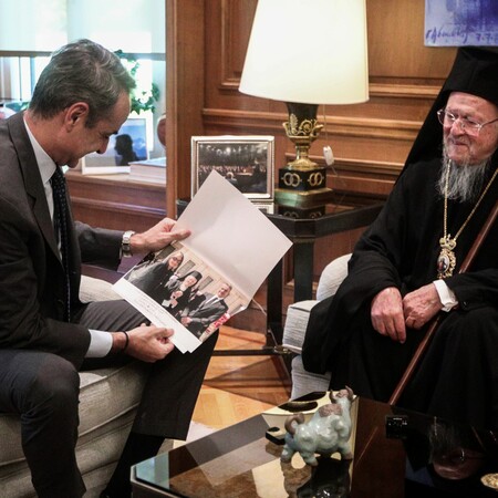 To δώρο του Οικουμενικού Πατριάρχη στον Κυριάκο Μητσοτάκη 
