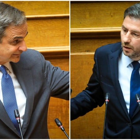 Μητσοτάκης κατά Ανδρουλάκη στη Βουλή: Πολιτική κόντρα για ΟΠΕΚΕΠΕ και «γαλάζια συμμορία»