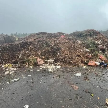 Βούτηξε μέσα σε 18 τόνους σκουπιδιών για να βρει τις βέρες της συζύγου του και τα κατάφερε