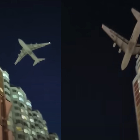 Βίντεο: Πελώριο αεροσκάφος πετάει ξυστά από κτίρια στη Μόσχα