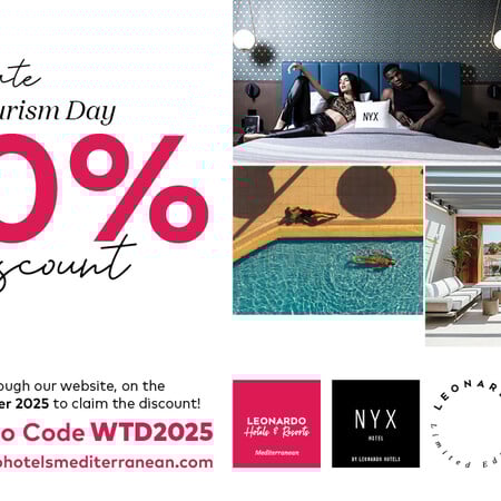 Leonardo Hotels: 20% έκπτωση για όλες τις κρατήσεις σε Ελλάδα και Κύπρο