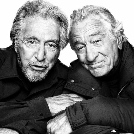 Αλ Πατσίνο - Ρόμπερτ Ντε Νίρο: Η πρώτη τους κοινή καμπάνια μόδας για τη Moncler