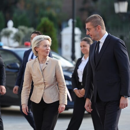 Φον ντερ Λάιεν σε Βόρεια Μακεδονία: Τροποποιήστε το Σύνταγμά σας, όπως συμφωνήσαμε