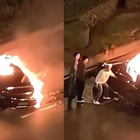 Νεκρός οδηγός στην Κίνα: Ηλεκτρικές πόρτες τον «παγίδευσαν» σε φλεγόμενο αυτοκίνητο