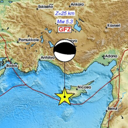 Νέος σεισμός 5,4 Ρίχτερ στην Κύπρο, λίγες ώρες μετά τον προηγούμενο