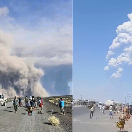 Ηφαίστειο ανενεργό επί 12.000 χρόνια εκρήγνυται στην Αιθιοπία