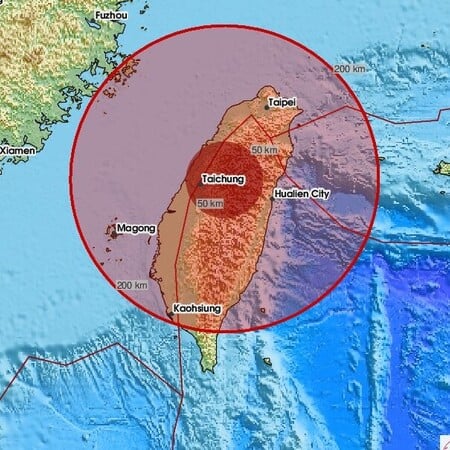 ΣΕΙΣΜΟΣ ΤΩΡΑ ΤΑΪΒΑΝ