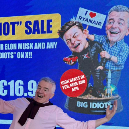 Ο CEO της Ryanair «τα βάζει» με τον Έλον Μασκ, ο οποίος σκέφτεται να αγοράσει την αεροπορική εταιρεία