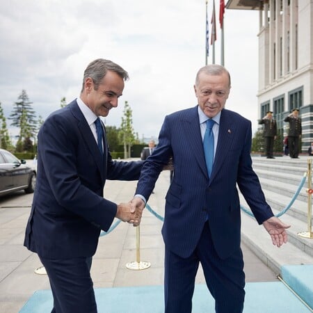 ΜΗΤΣΟΤΑΚΗΣ ΕΡΝΤΟΓΑΝ ΣΥΝΑΝΤΗΣΗ ΕΦΤΑΣΕ ΠΡΩΘΥΠΟΥΡΓΟΣ